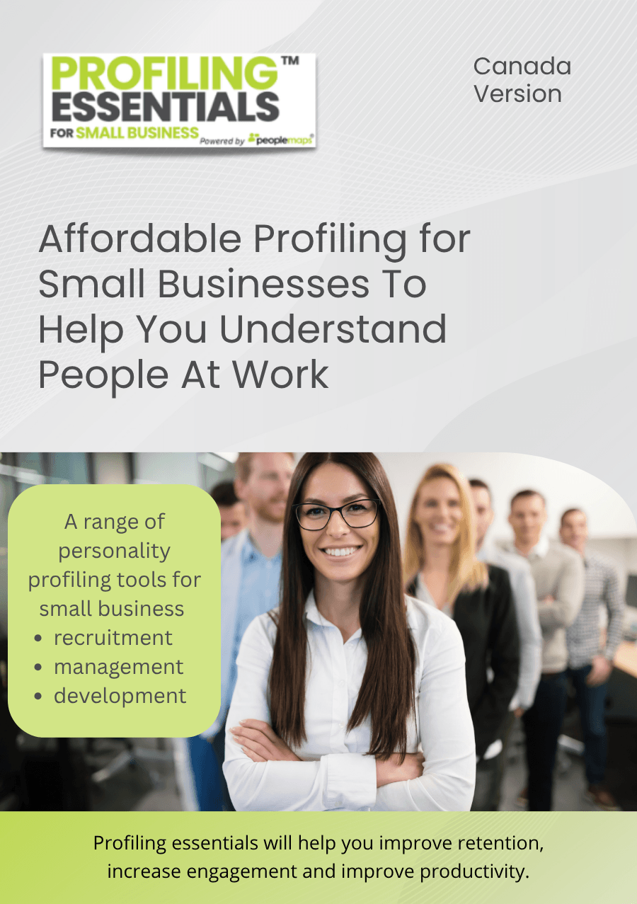 Profiling Essentials Info Delivery - Online Psychometric Personality ...